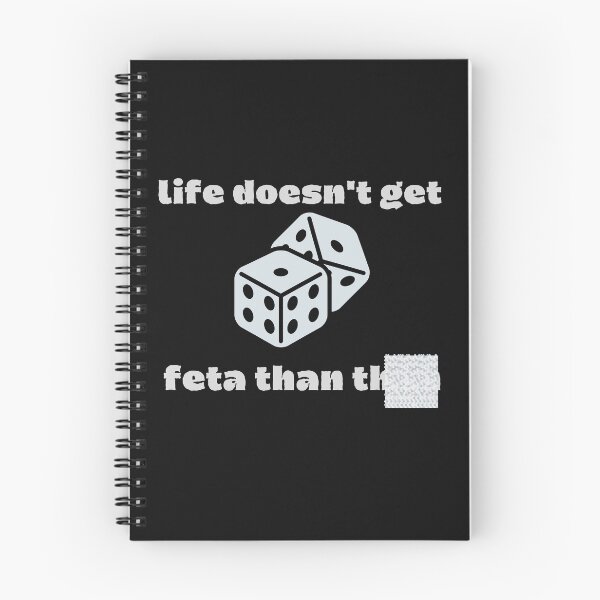 Item preview,  life doesn't get feta than  designed and sold by walidsam07.