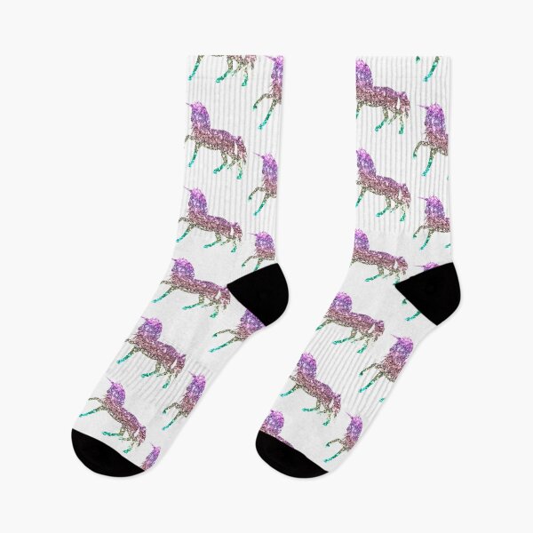 Item preview, Rainbow Glitter Sparkle Unicorn  designed and sold by ColorFlowArt.