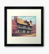 Tranquil house Framed Print