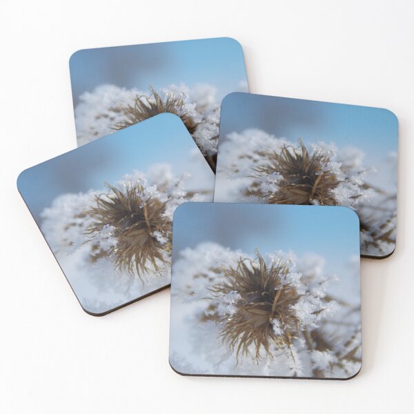 Item preview, Snow thistle in the morning sunlight designed and sold by Treemonk.