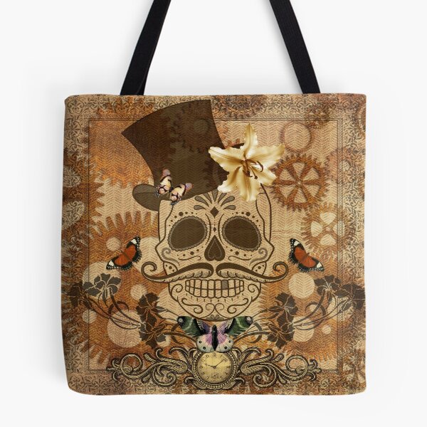 Item preview, calavera steampunk, steampunk skull designed and sold by Petitelulu.
