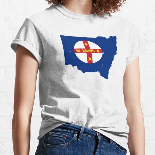 Item preview, Flag Map of New South Wales  designed and sold by abbeyz71.