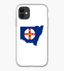 Flag Map of New South Wales iPhone Case