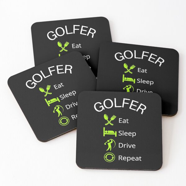 Item preview, Golfer Eat Sleep Drive Repeat Funny Golfing Sport Design designed and sold by luvvvvvit.