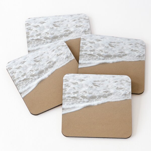 Item preview, Beach Sea Foam Wave on Sand designed and sold by Jumbled Mind.
