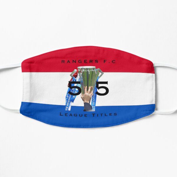 Rangers F.C 55 League Titles Flat Mask