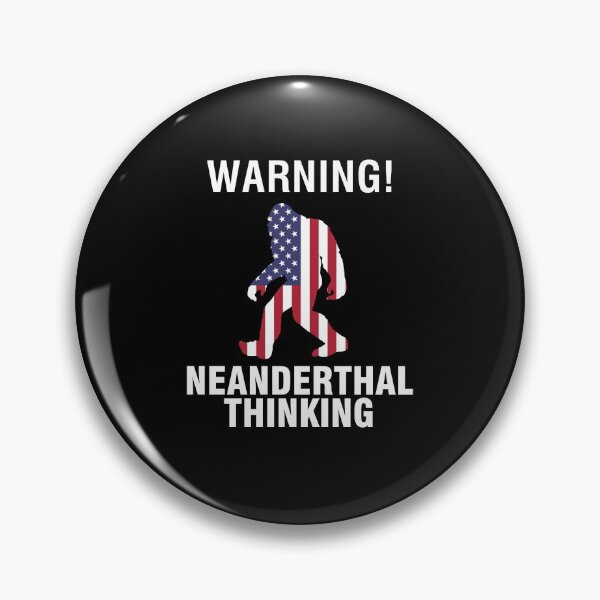 Item preview, Neanderthal Thinking American Flag for Proud Neanderthals designed and sold by timiart.