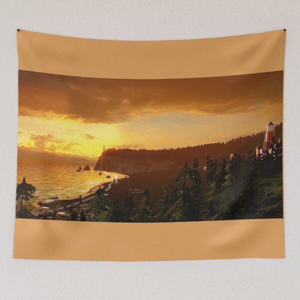 Item preview, Life is Strange Arcadia Bay Sunset Landscape designed and sold by senaeksi.