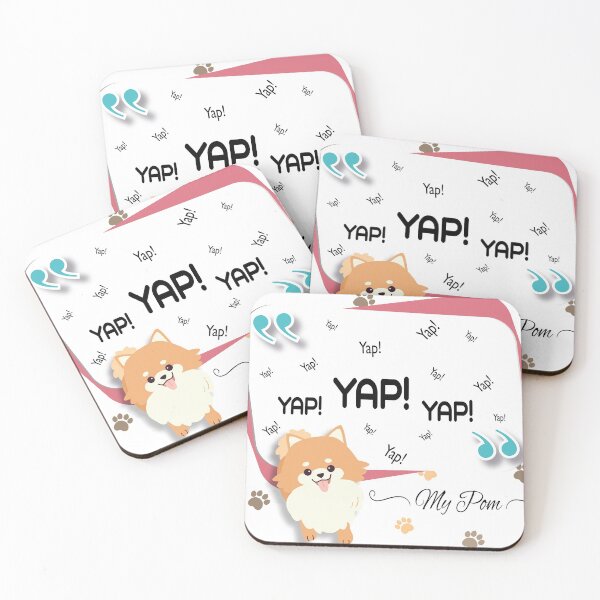 Item preview, Pomeranian quotes YAP YAP barking designed and sold by Night-Music.
