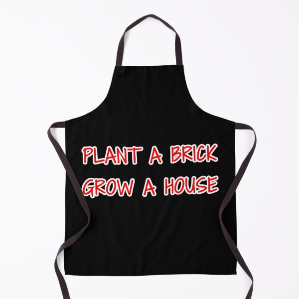 Item preview, Plant a brick, grow a house slogan designed and sold by bravoalpha.