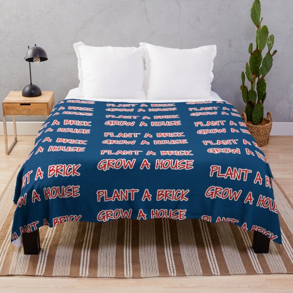 Item preview, Plant a brick, grow a house slogan designed and sold by bravoalpha.