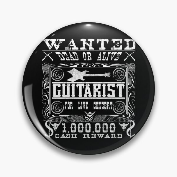 Item preview, Musician Guitarist "Wanted Dead or Alive" designed and sold by WAVV.