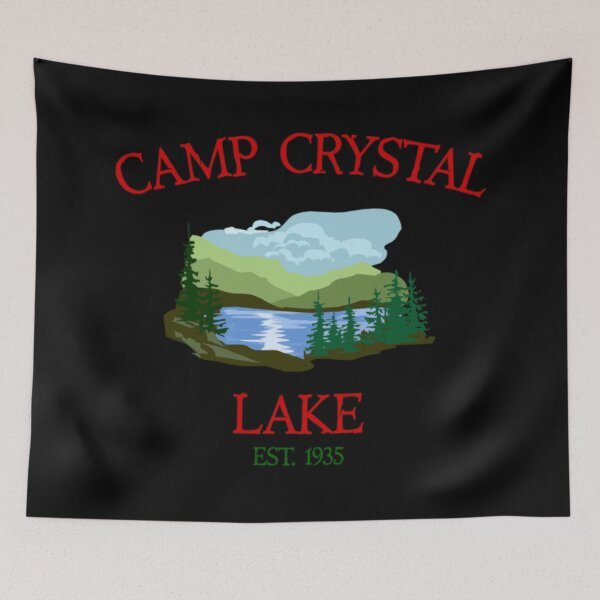 Item preview, Camp crystal lake Jason Friday the 13th logo merch  designed and sold by Pandorazbox.