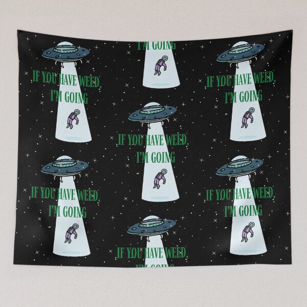 Item preview, ALIEN Stoner |Smart Successful Stoner | Spiritual Weed | designed and sold by AlfaEcho.