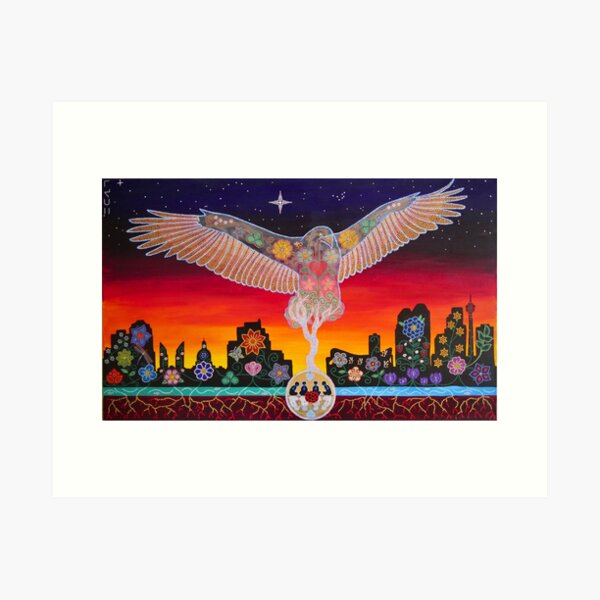 Item preview, ᑖᐳᑫᔨᐦᑕᒧᐃᐧᐣ ~ tâpokêyihtamowin ~ faith designed and sold by miyotehiskwew Karlee Fellner.