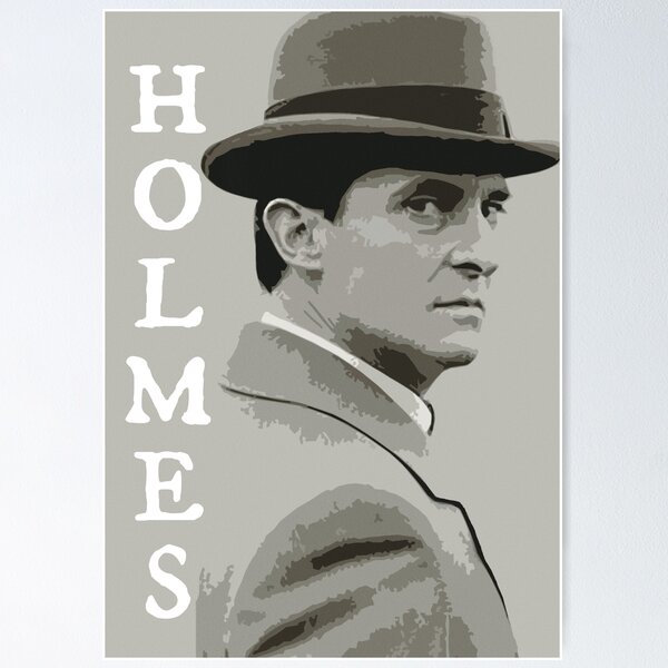 Item preview, Sherlock Holmes Jeremy Brett - Minimal Cutout Art designed and sold by imageren.
