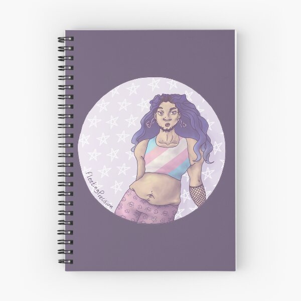 Item preview, Person in Trans Flag Binder designed and sold by LeeFleeting.