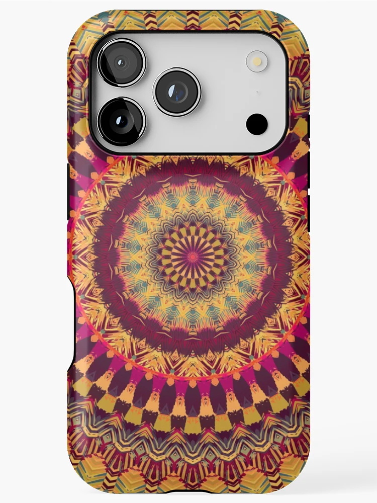 Thumbnail 1 of 4, iPhone Case, Mandala 012 designed and sold by Mandala Of Life.