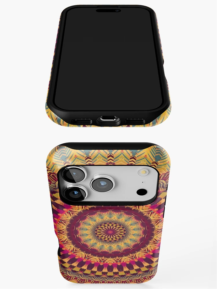 Thumbnail 3 of 4, iPhone Case, Mandala 012 designed and sold by Mandala Of Life.