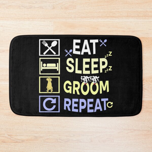 Artikelvorschau, Eat Sleep Groom Repeat entworfen und verkauft von Rami Khalifah.