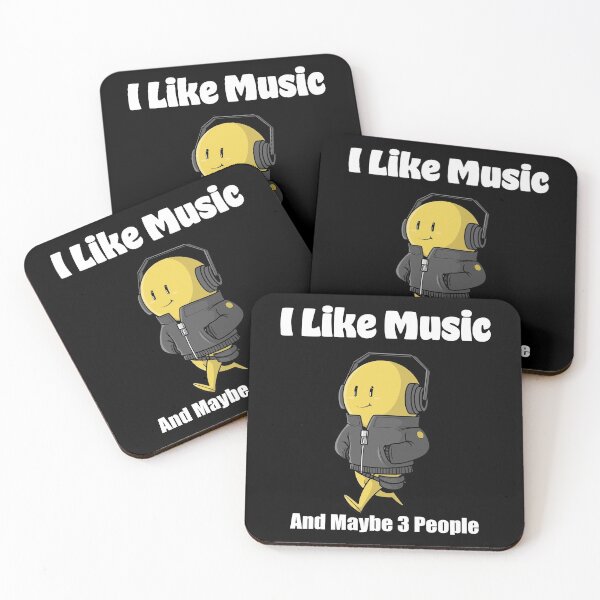 Item preview, I Like Music And Maybe 3 People Music Lovers Mixed Tape Cassette Tapes designed and sold by KLINESTORE.