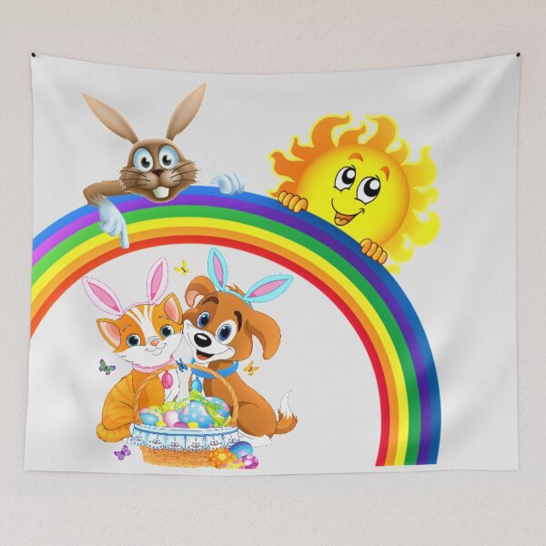 Item preview, Funny Easter Bunny, Cat And Doggy With Bunny Ears designed and sold by TrendySpace.