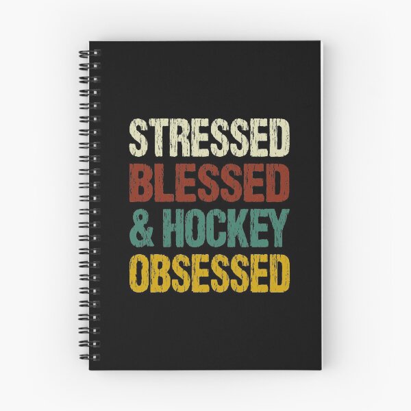 Item preview, stressed blessed and hockey obsessed designed and sold by Wideworld.