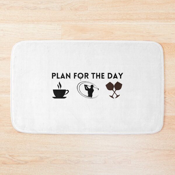 Item preview, Plan For The Day Coffee Golf And Wine ,Golf Lover Gift,coffee lover gift,wine lover designed and sold by PIXEcompany.