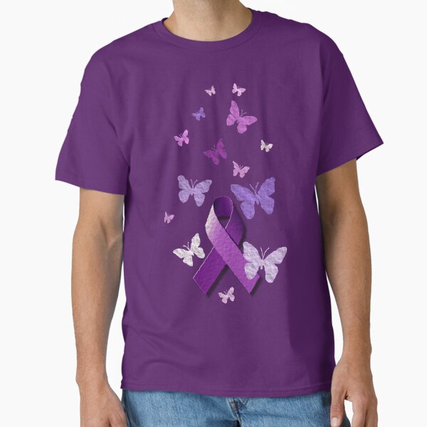 Item preview, Purple Awareness Ribbon with Butterflies  designed and sold by Alondra.