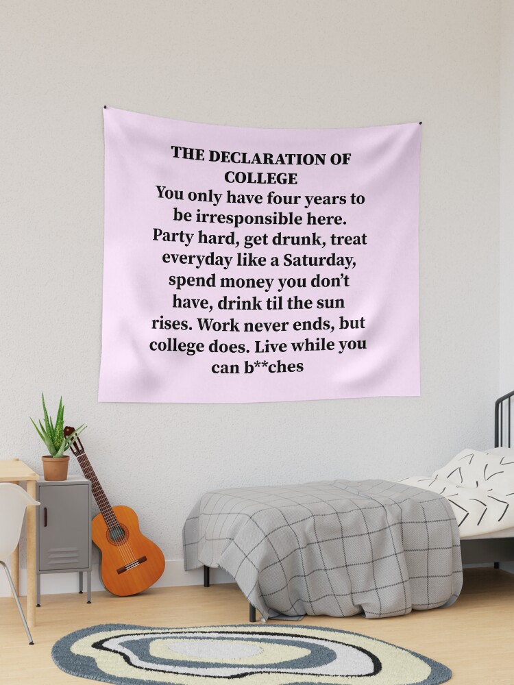 Redbubble college tapestry new arrivals