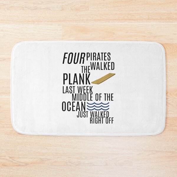 Item preview, Galavant-Inspired "Four Pirates Walked the Plank" designed and sold by mulberrydragon.