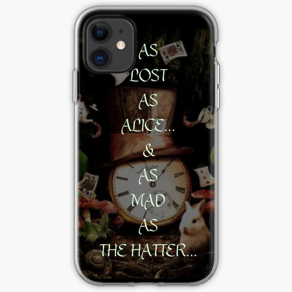MAD AS THE HATTER iPhone Soft Case