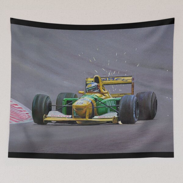Item preview, Spa 1992, Schumacher, Benetton B192 - Artwork by Eder Costa Barcellos designed and sold by Eder Costa Barcellos.