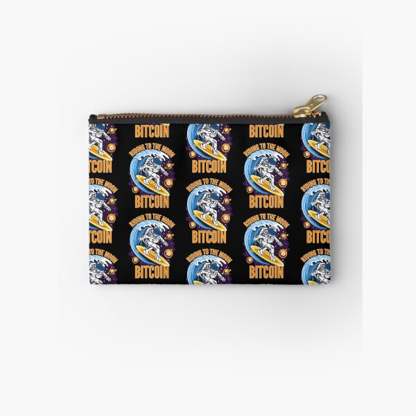 Item preview, Riding to the Moon Bitcoin BTC Crypto designed and sold by Bitcoin-Fashion.