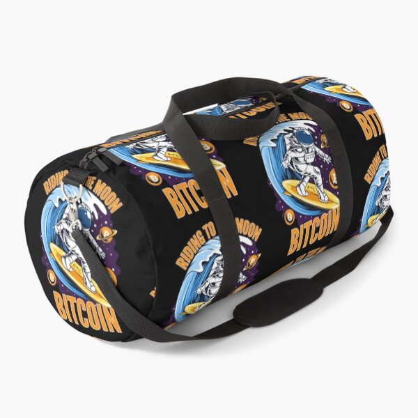 Item preview, Riding to the Moon Bitcoin BTC Crypto designed and sold by Bitcoin-Fashion.