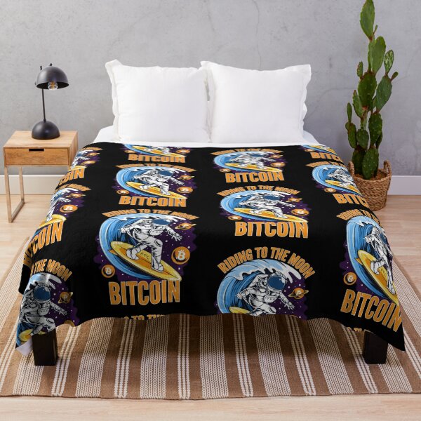 Item preview, Riding to the Moon Bitcoin BTC Crypto designed and sold by Bitcoin-Fashion.