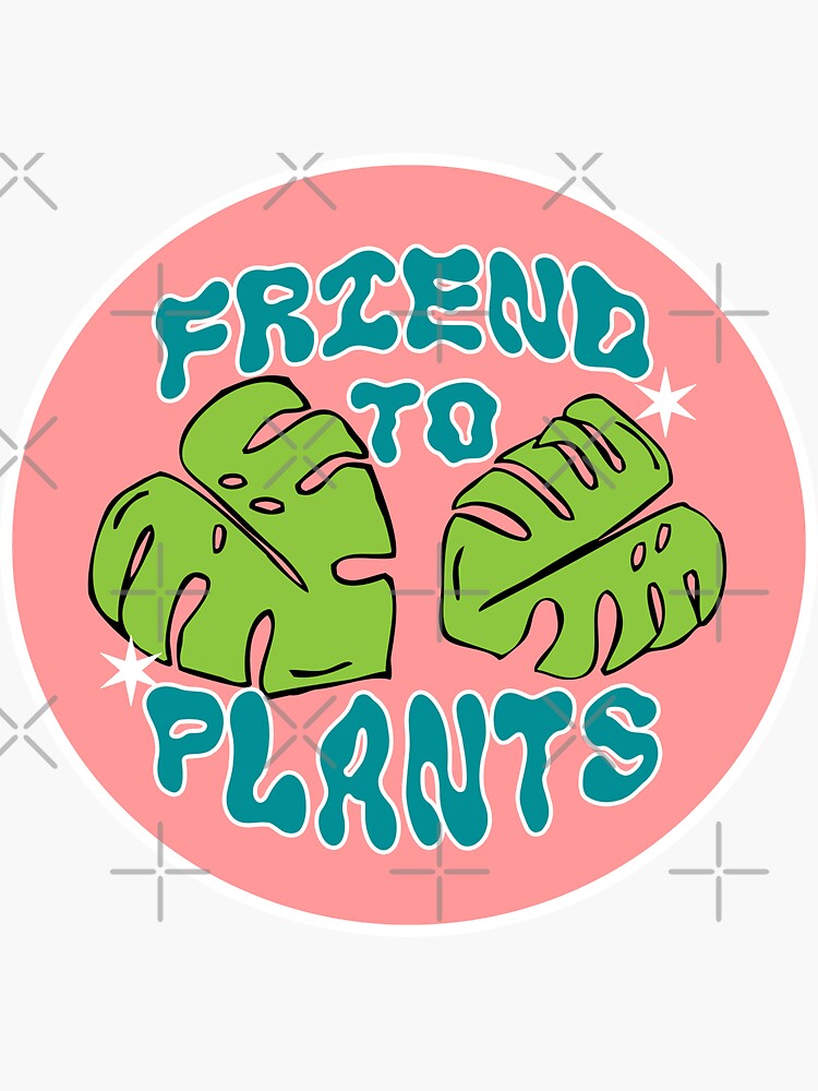friend to plants | monstera leaf & stars by craftordiy