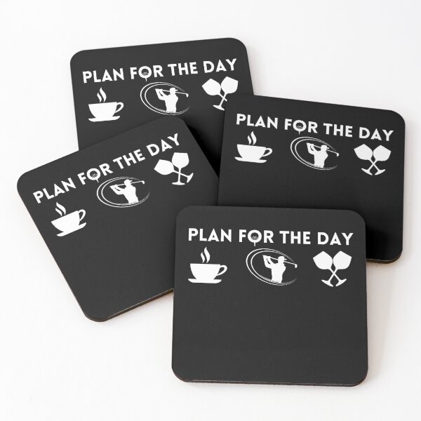Item preview, Plan For The Day Coffee Golf And Wine ,Golf Lover Gift,coffee lover gift,wine lover designed and sold by PIXEcompany.