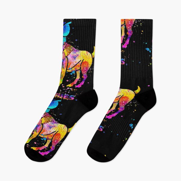 Item preview, The Zodiac Collection- Embracing Individuality, differences and letting your ARIES flag fly! Cool Watercolor Aesthetic against a bold black background- really stand out!  designed and sold by BOLDconcepts.