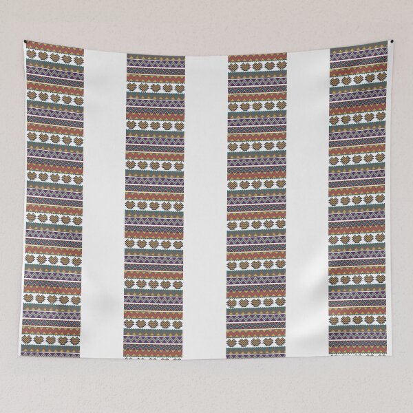 Item preview, Mexican Hand Craft poncho pattern designed and sold by CultOfHustlers.