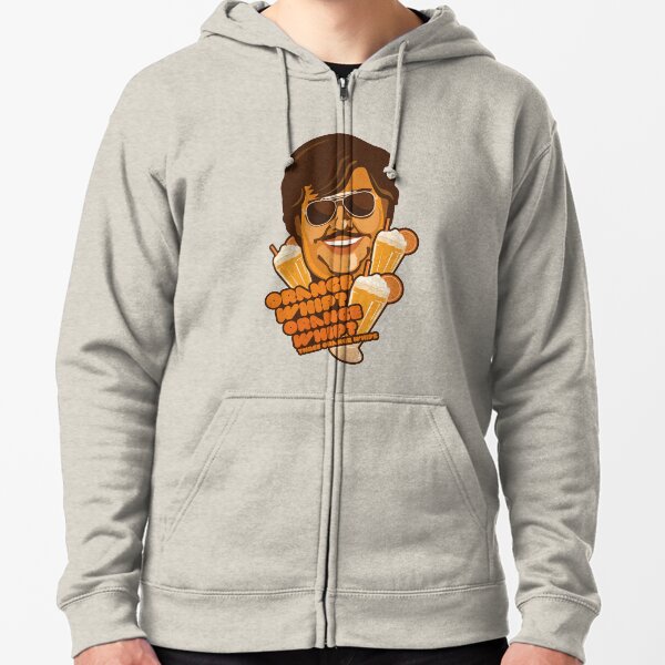 Orange Whip? Zipped Hoodie