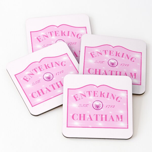 Item preview, Pink "Entering Chatham" Sign designed and sold by MADdesignss.
