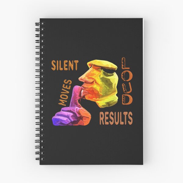 Item preview, SILENT MOVES LOUD RESULTS - POSITIVE MOTIVATIONAL MESSAGE - COACHING designed and sold by Ralek.
