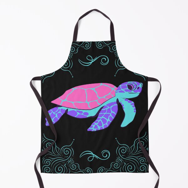 Item preview, Colorful Sea Turtle with Waves, Hawaiian tie dye sea turtle designed and sold by MamaSweetea.