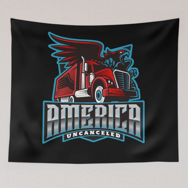 Item preview, Eagle with a truck in the American Colours - America Uncanceled designed and sold by WowAllinOne.