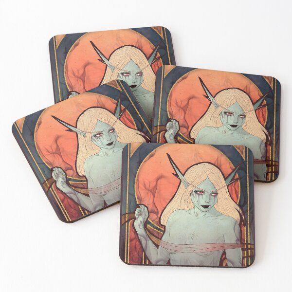 Item preview, Fanart: Tarot card in Art Nouveau style: Death, Sylvanas designed and sold by AlexaelArtworks.