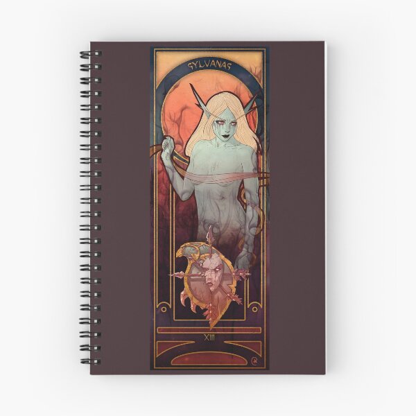 Item preview, Fanart: Tarot card in Art Nouveau style: Death, Sylvanas designed and sold by AlexaelArtworks.