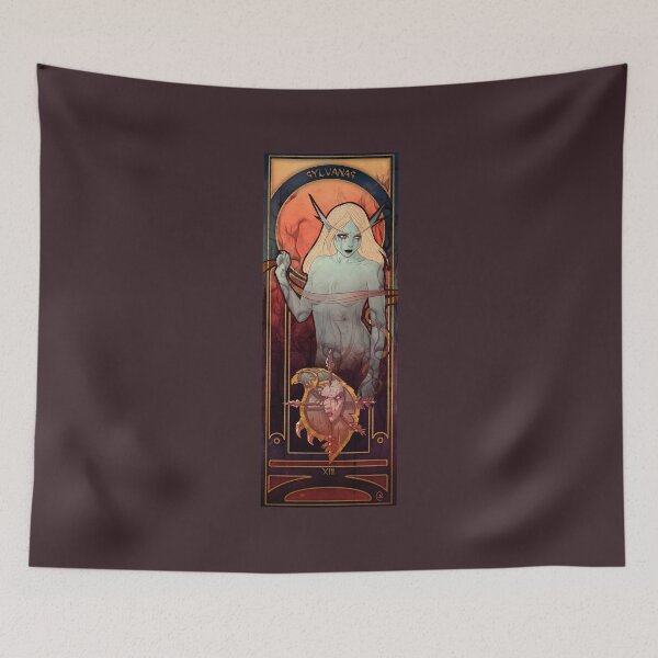 Item preview, Fanart: Tarot card in Art Nouveau style: Death, Sylvanas designed and sold by AlexaelArtworks.