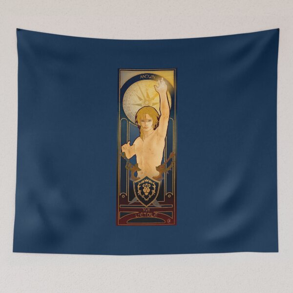 Item preview, Fanart: Tarot card in Art Nouveau style: The Star, Anduin designed and sold by AlexaelArtworks.