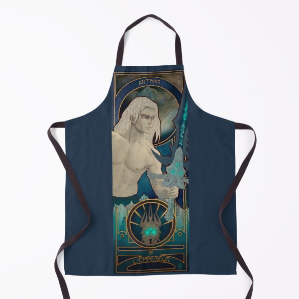 Item preview, Fanart: Tarot card in Art Nouveau style: The Emperor, Arthas designed and sold by AlexaelArtworks.